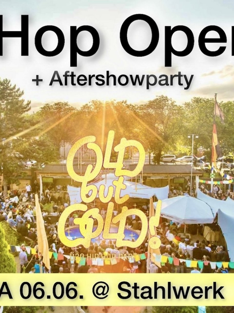 Old but Gold Ü30 Hip Hop Open Air + Aftershowparty