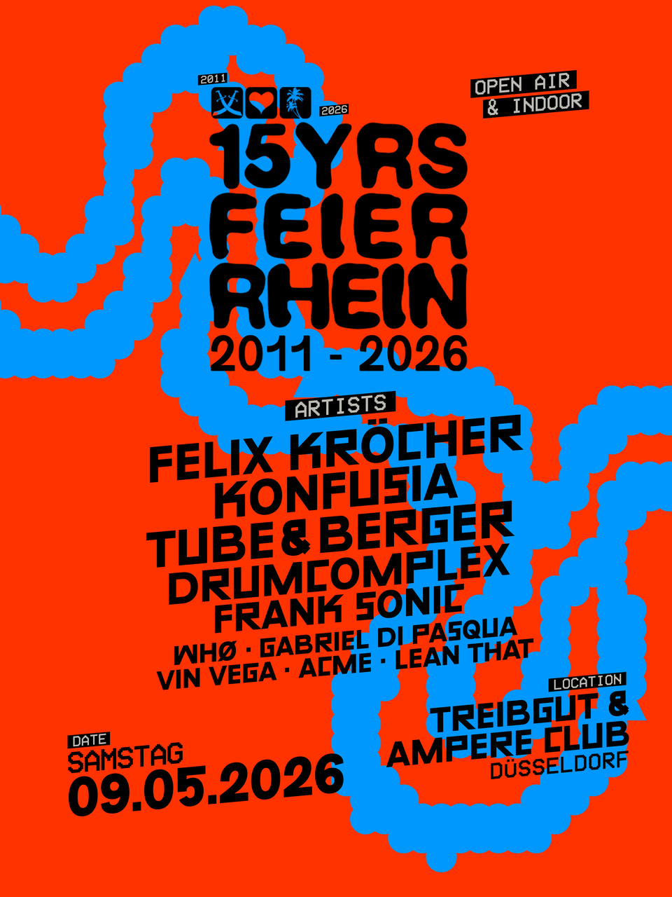 15 Jahre Feier Rhein