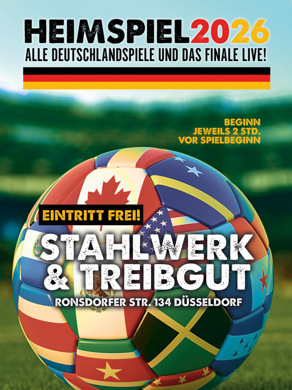 Heimspiel 2026 - Die Fussball WM im Treibgut & Stahlwerk 