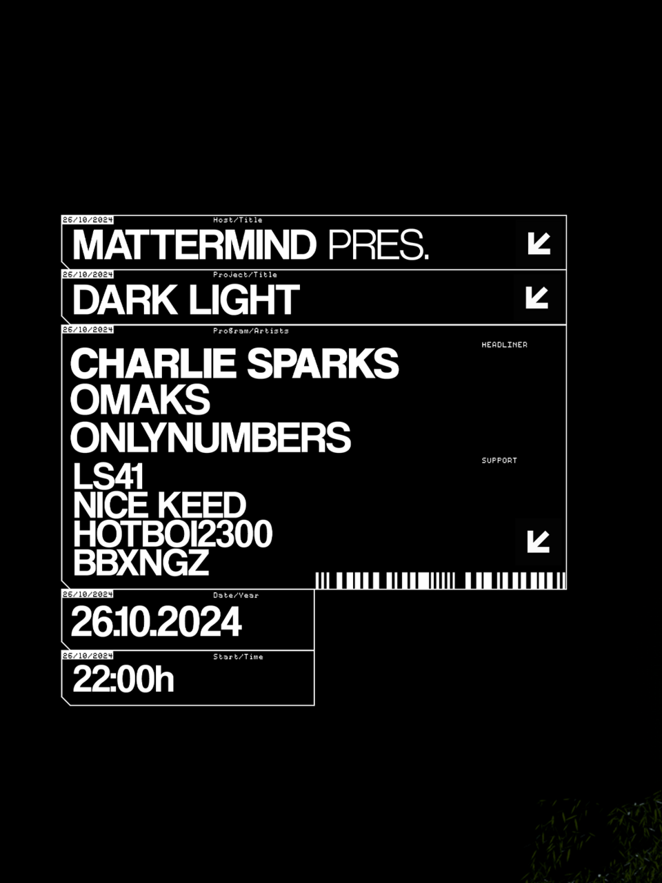 MATTERMIND pres. Dark Light