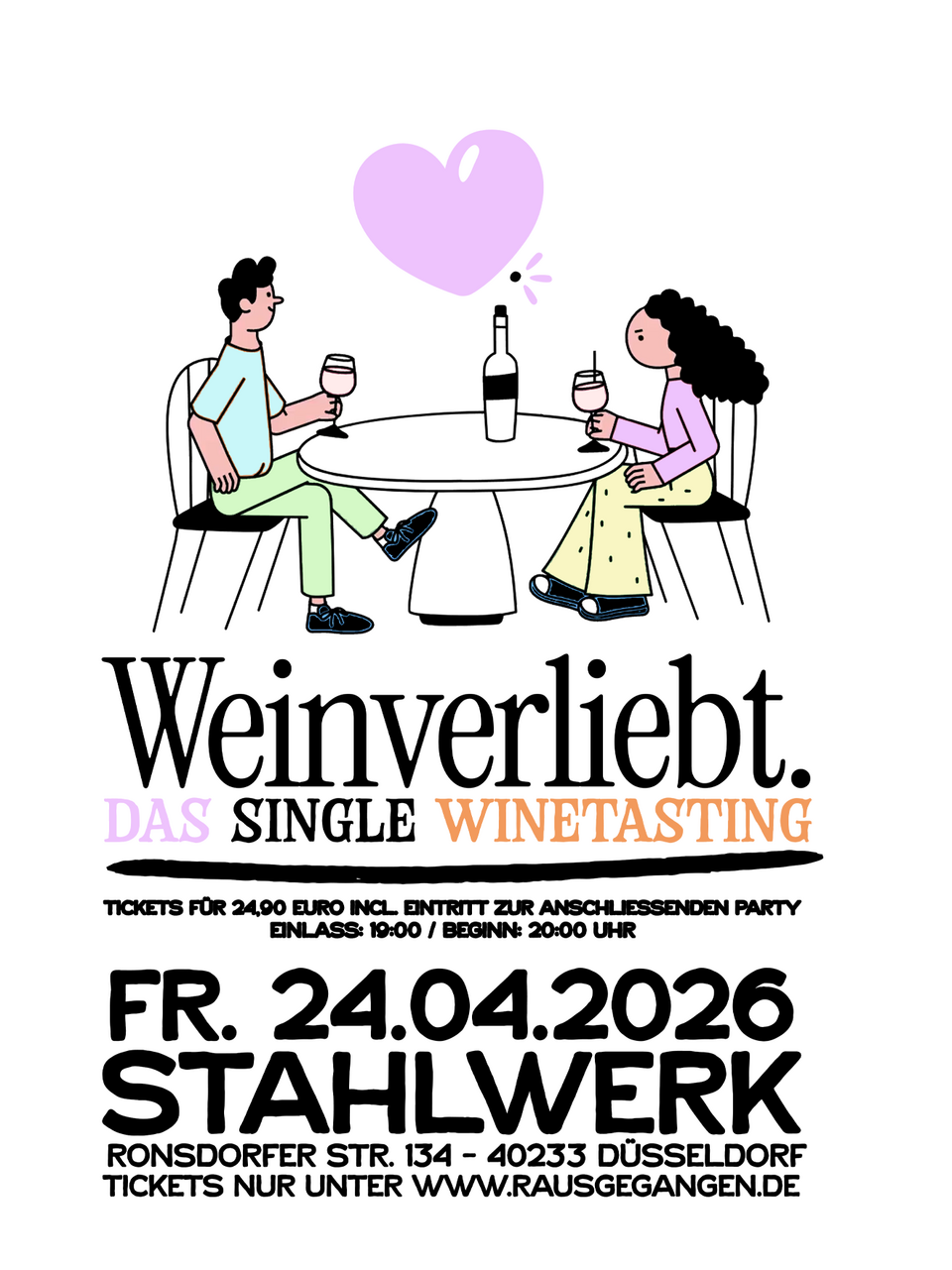 Weinverliebt - Das Single Weintasting